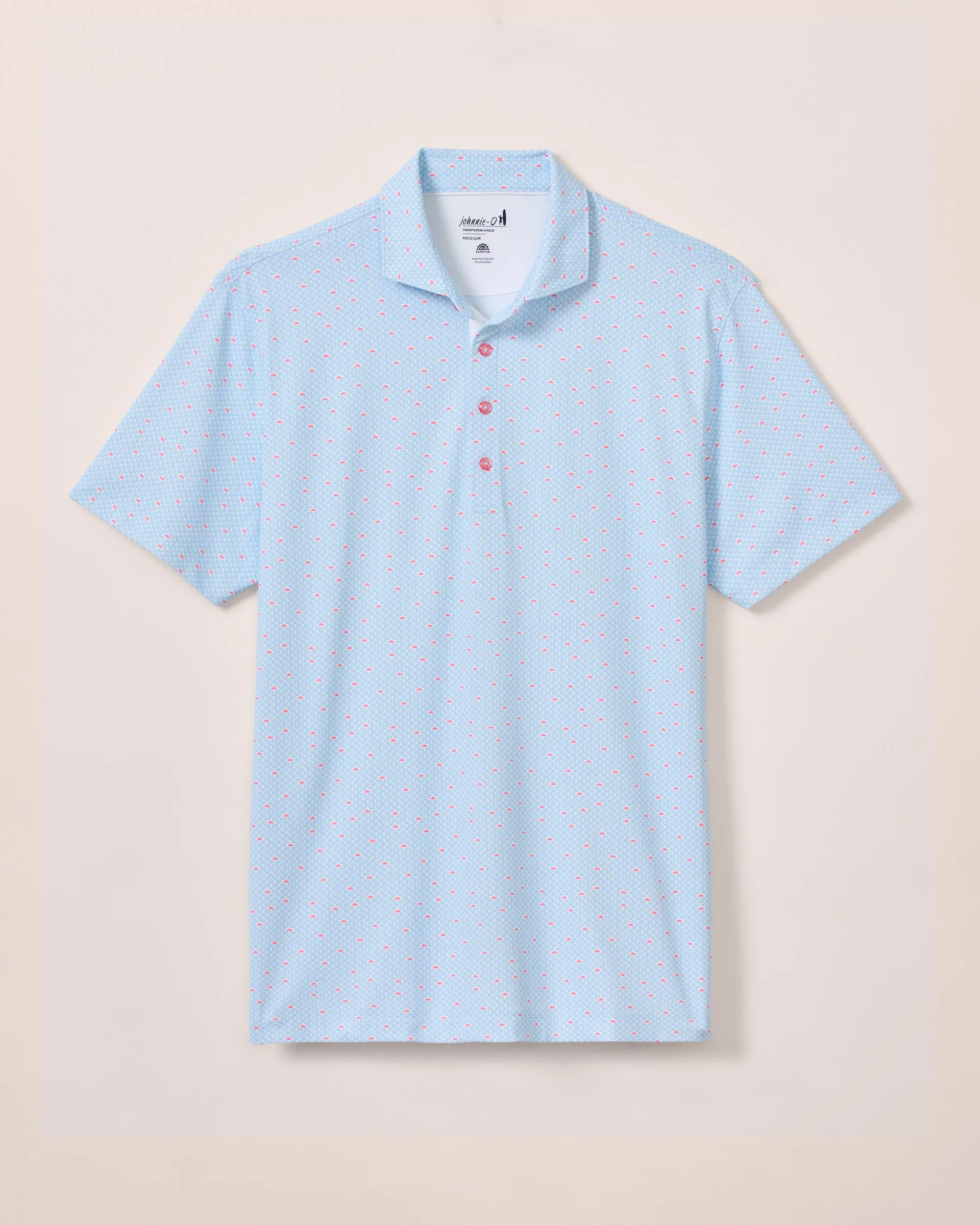 Performance Mesh Polo - Poppy sold by Johnnie-O product image thumbnail 5