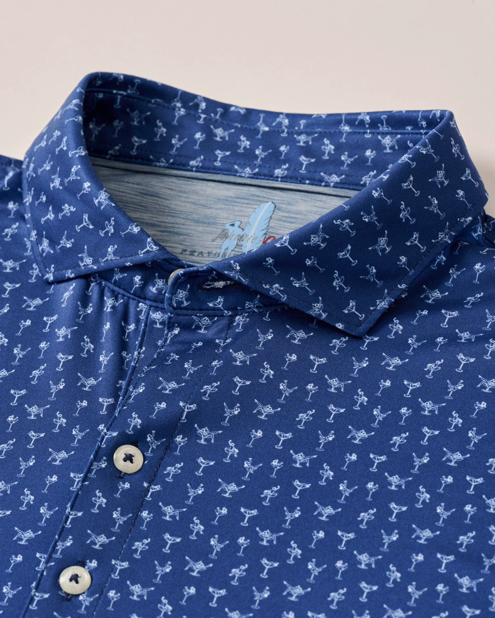 Featherweight Performance Polo - Pin Up sold by Johnnie-O product image thumbnail 3