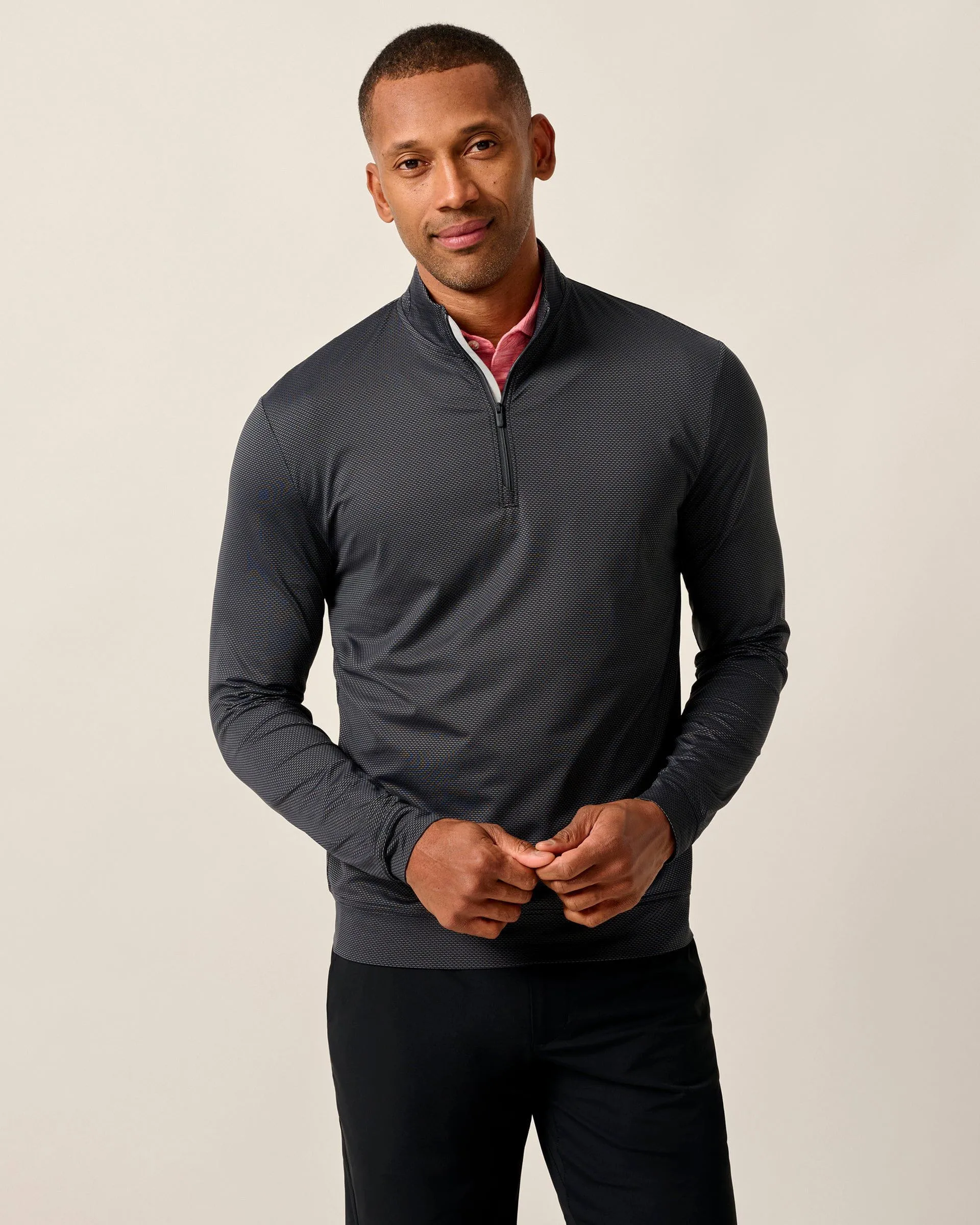 Jamie Jacquard Stretch 1/4-Zip Pullover sold by Johnnie-O product image thumbnail 2