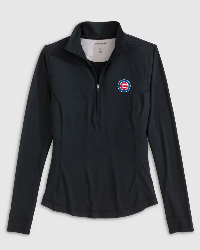 Women's Chicago Cubs Susie Performance 1/4 Zip sold by Johnnie-O