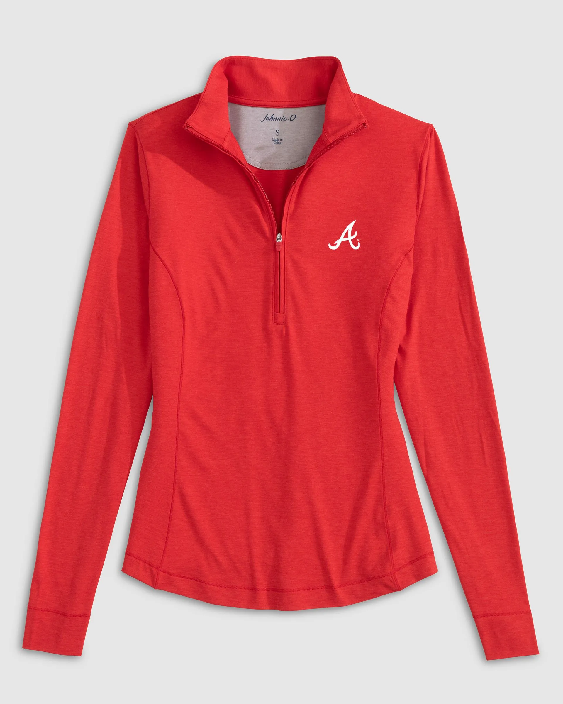 Women's Atlanta Braves Susie Performance 1/4 Zip sold by Johnnie-O product image thumbnail 3