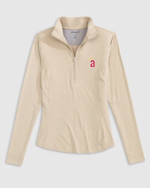 Women's Los Angeles Angels Susie Performance 1/4 Zip - Cooperstown Logo sold by Johnnie-O