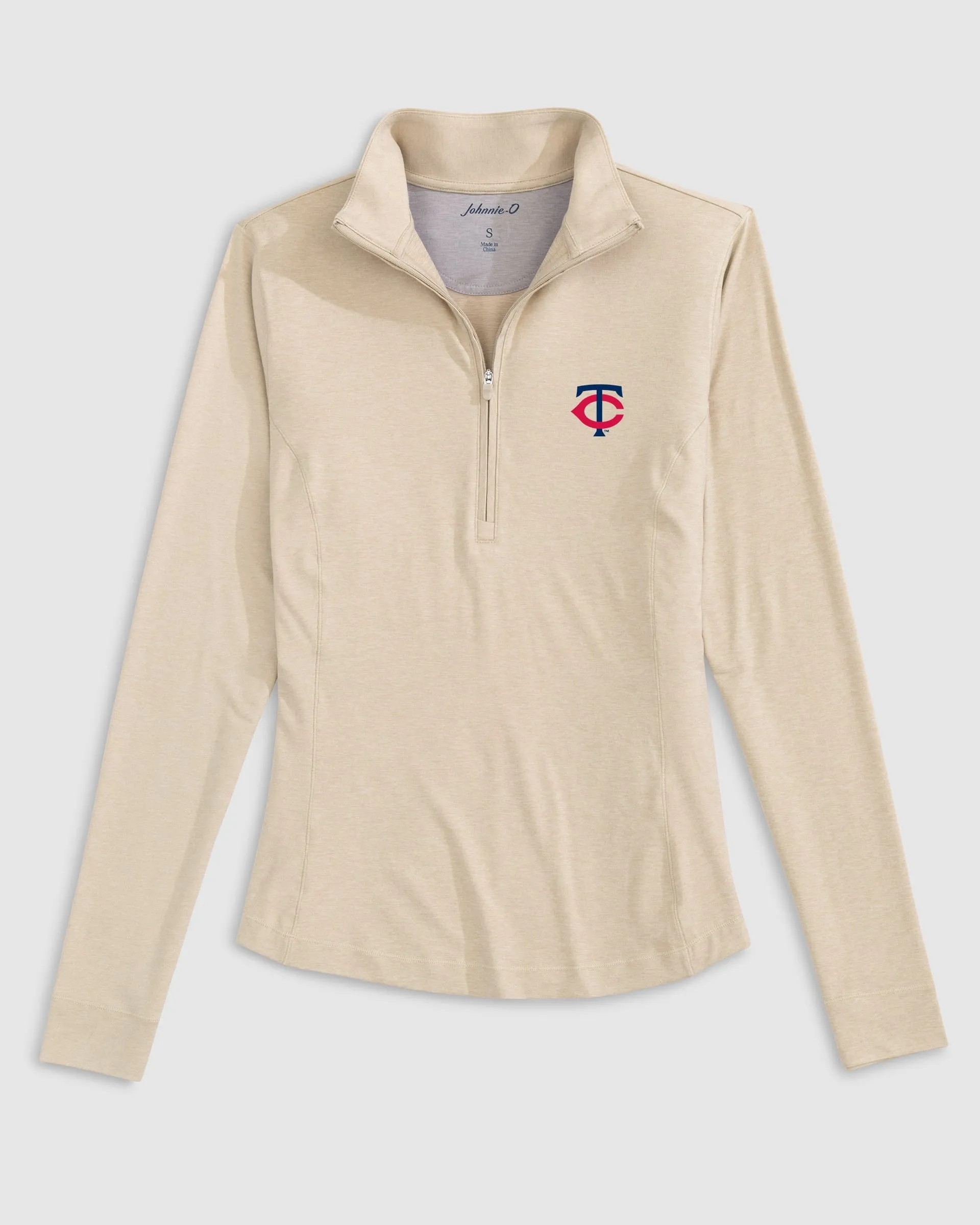 Women's Minnesota Twins Susie Performance 1/4 Zip sold by Johnnie-O