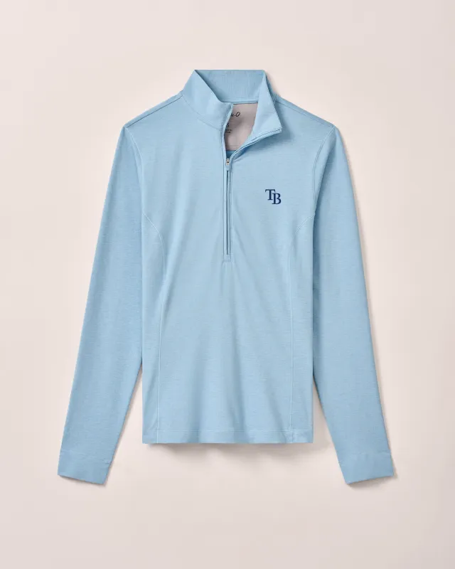 Women's Tampa Bay Rays Susie Performance 1/4 Zip sold by Johnnie-O
