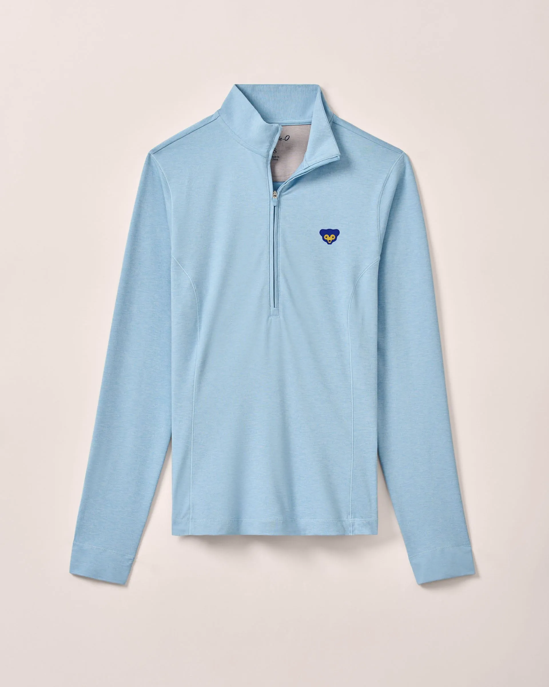 Women's Chicago Cubs Susie Performance 1/4 Zip - Cooperstown Logo sold by Johnnie-O