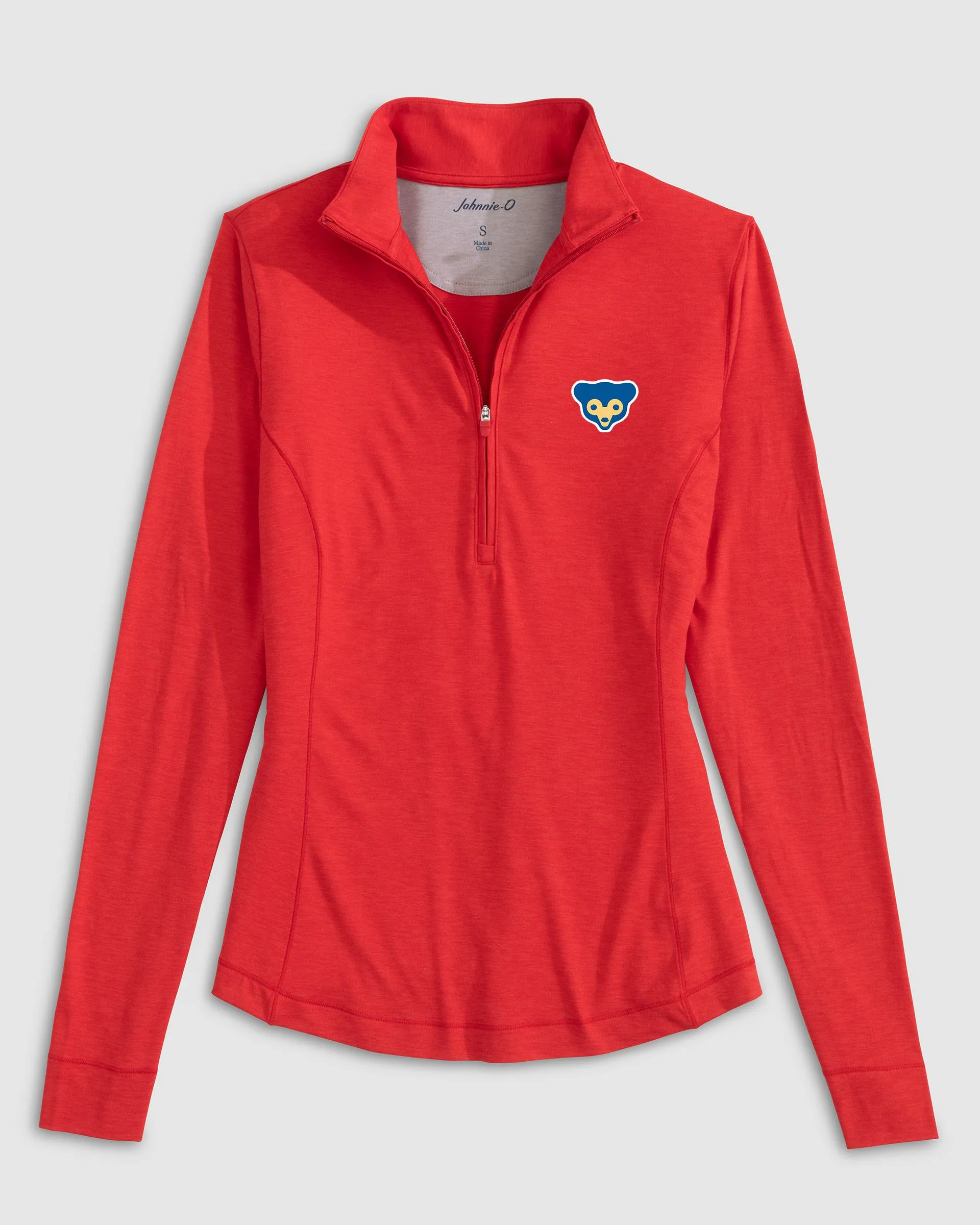 Women's Chicago Cubs Susie Performance 1/4 Zip - Cooperstown Logo sold by Johnnie-O product image thumbnail 4