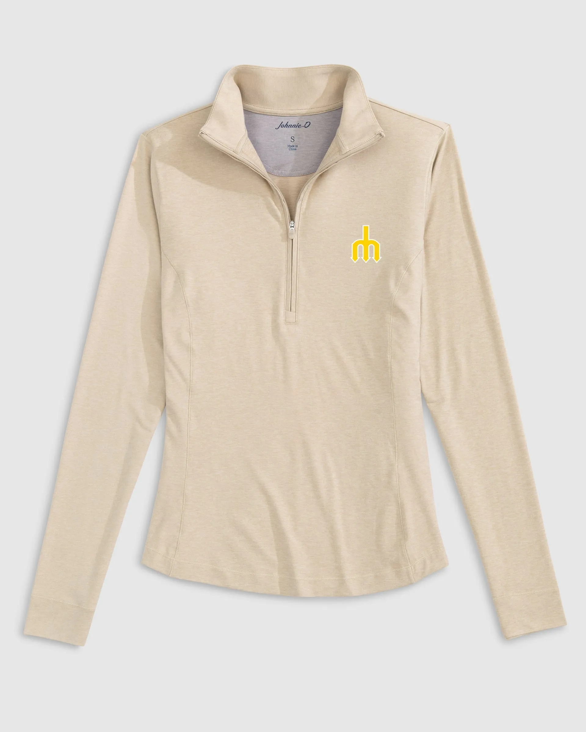 Women's Seattle Mariners Susie Performance 1/4 Zip - Cooperstown Logo sold by Johnnie-O product image thumbnail 2