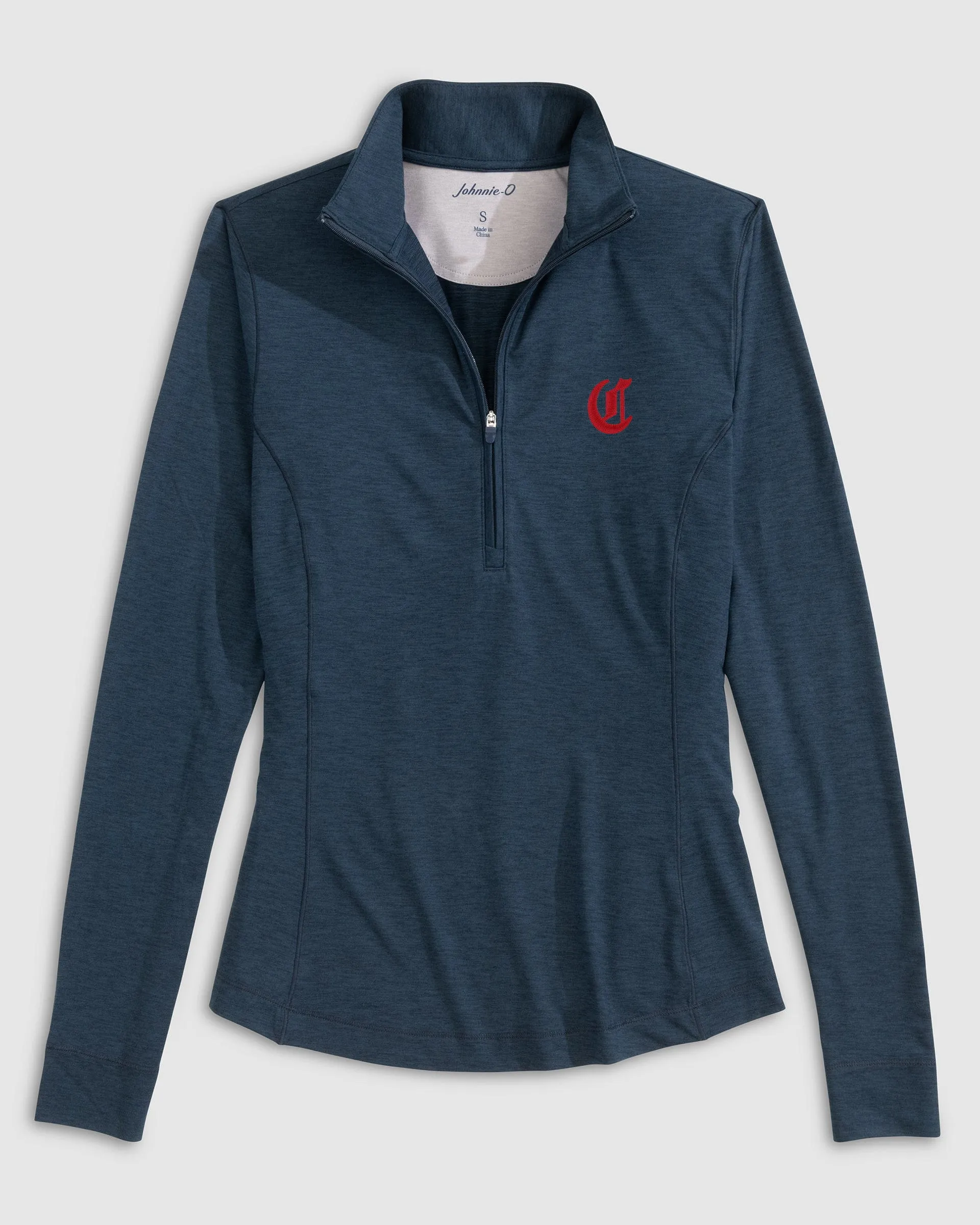 Women's Cincinnati Reds Susie Performance 1/4 Zip - Cooperstown Logo sold by Johnnie-O product image thumbnail 4