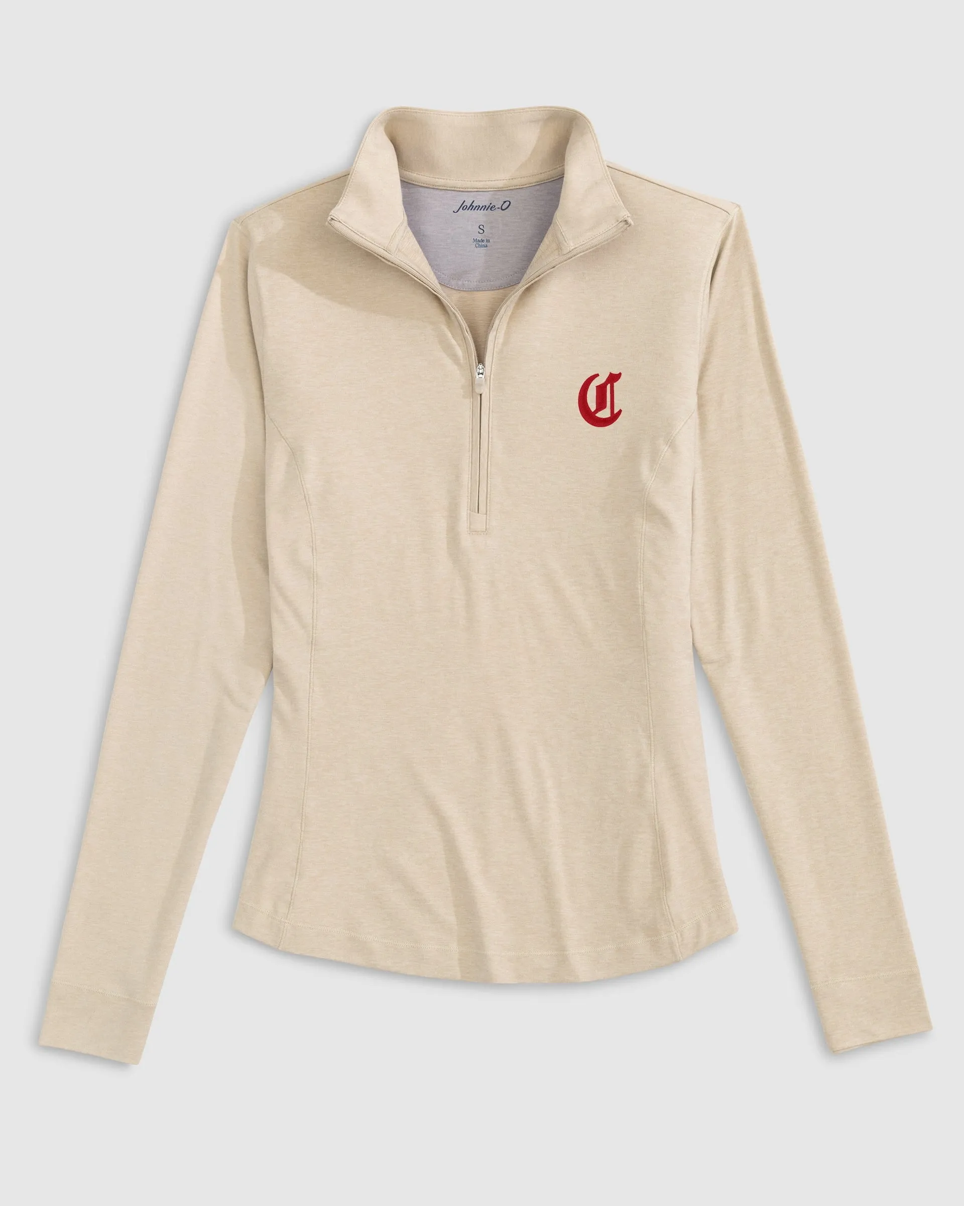 Women's Cincinnati Reds Susie Performance 1/4 Zip - Cooperstown Logo sold by Johnnie-O product image thumbnail 2