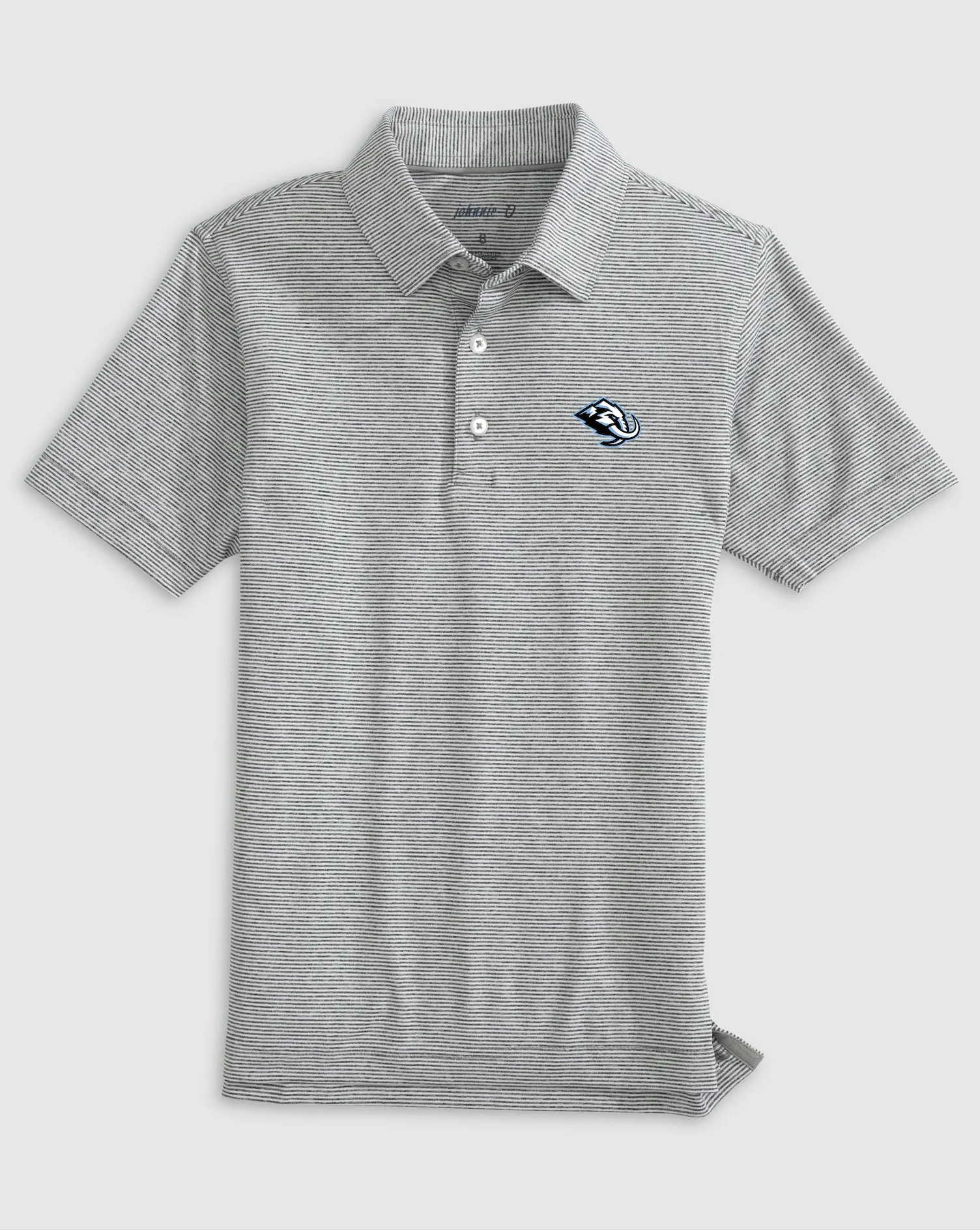 Utah Mammoth Lyndonn Jr. Striped Jersey Performance Polo sold by Johnnie-O product image thumbnail 3