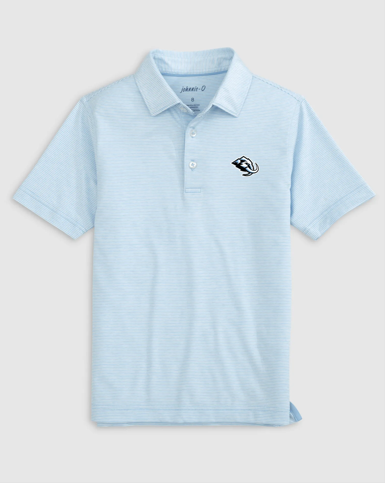 Utah Mammoth Lyndonn Jr. Striped Jersey Performance Polo sold by Johnnie-O product image thumbnail 2