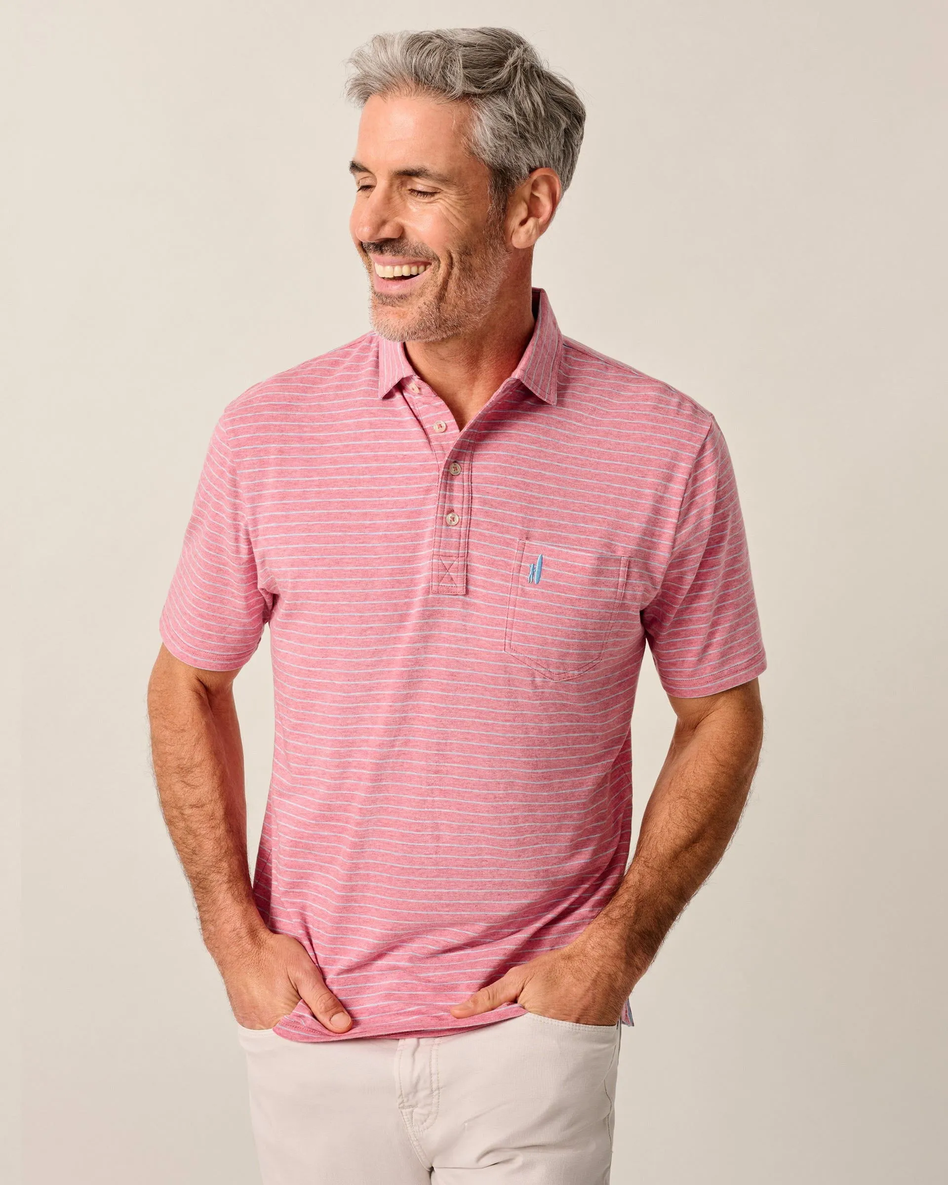 Original 4-Button Polo - Ryan Stripe sold by Johnnie-O product image thumbnail 3