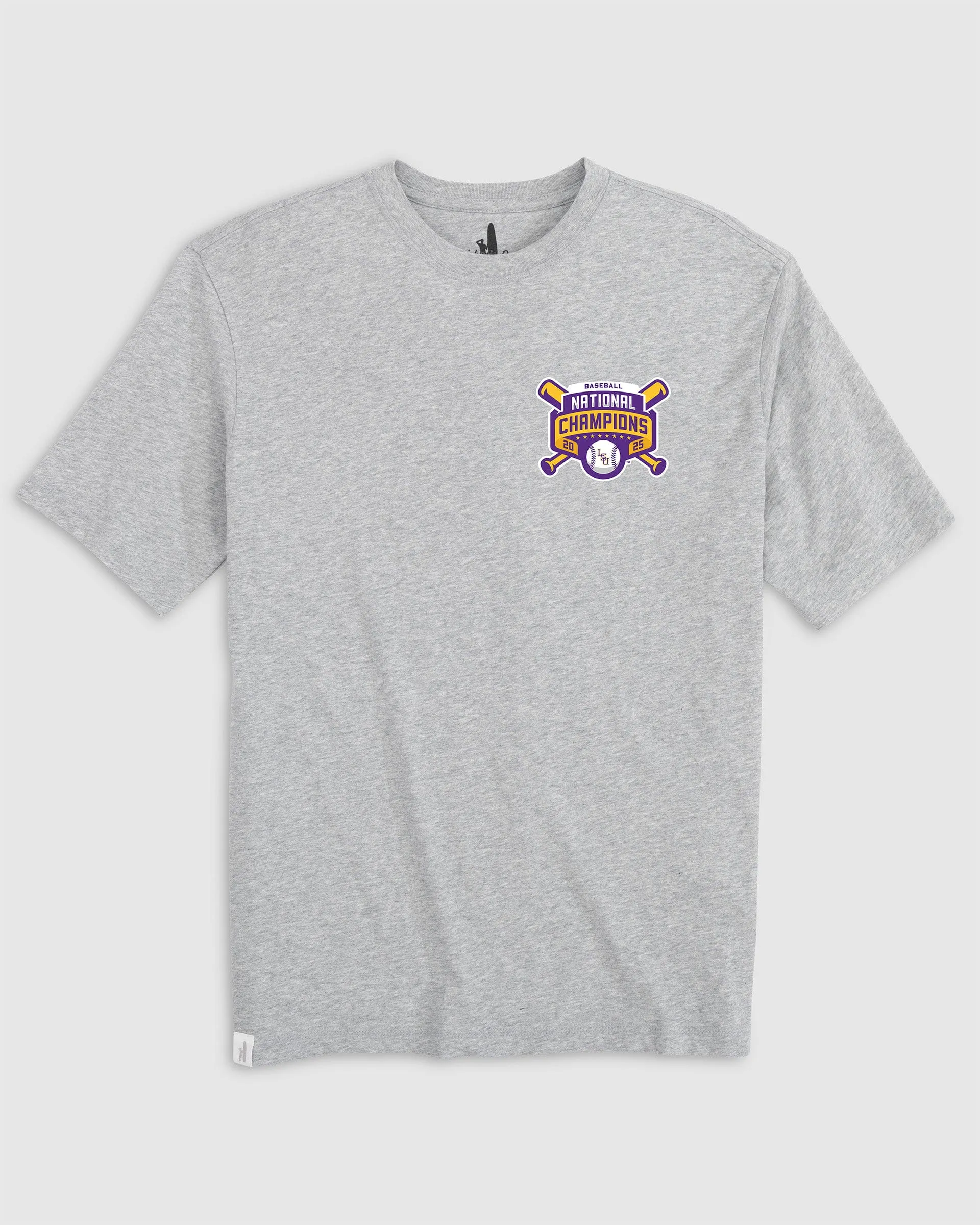 Louisiana State Heathered Spencer T-Shirt - College World Series Championship Logo sold by Johnnie-O product image thumbnail 2
