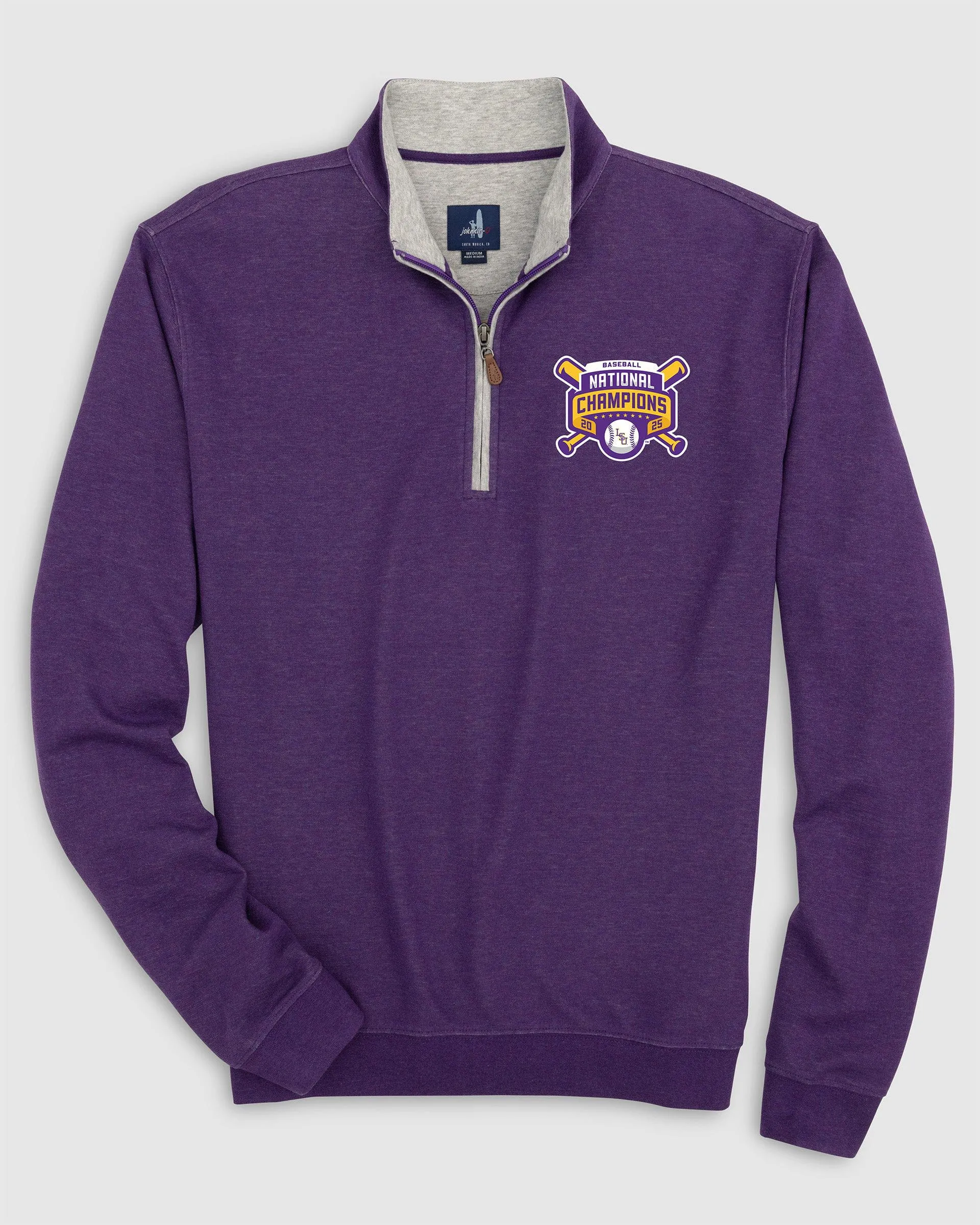 Louisiana State Sully 1/4 Zip - College World Series Championship Logo sold by Johnnie-O product image thumbnail 3