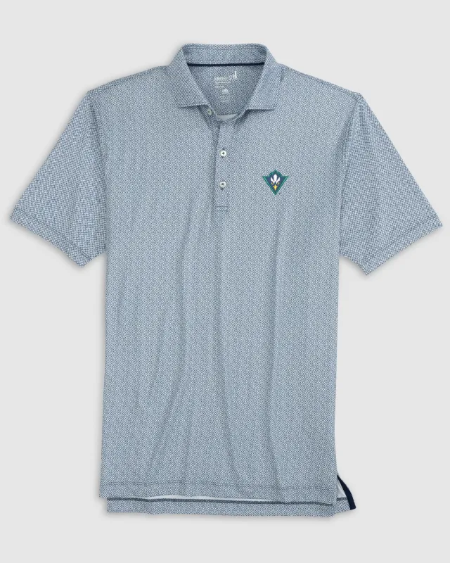 North Carolina Wilmington Hinson Performance Jersey Polo sold by Johnnie-O