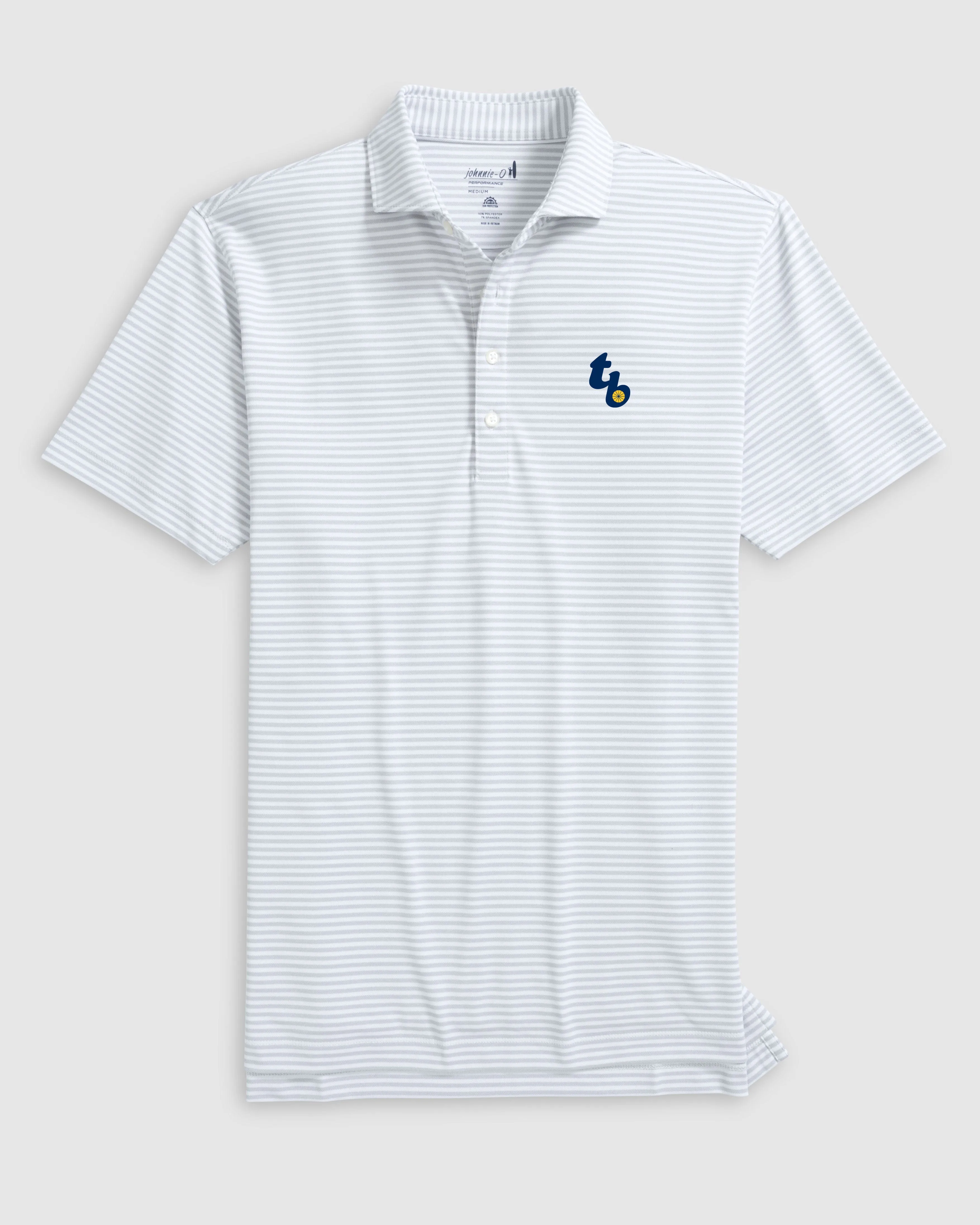 Tampa Bay Rays Stetsons Performance Mesh Polo - Cooperstown Logo sold by Johnnie-O product image thumbnail 2