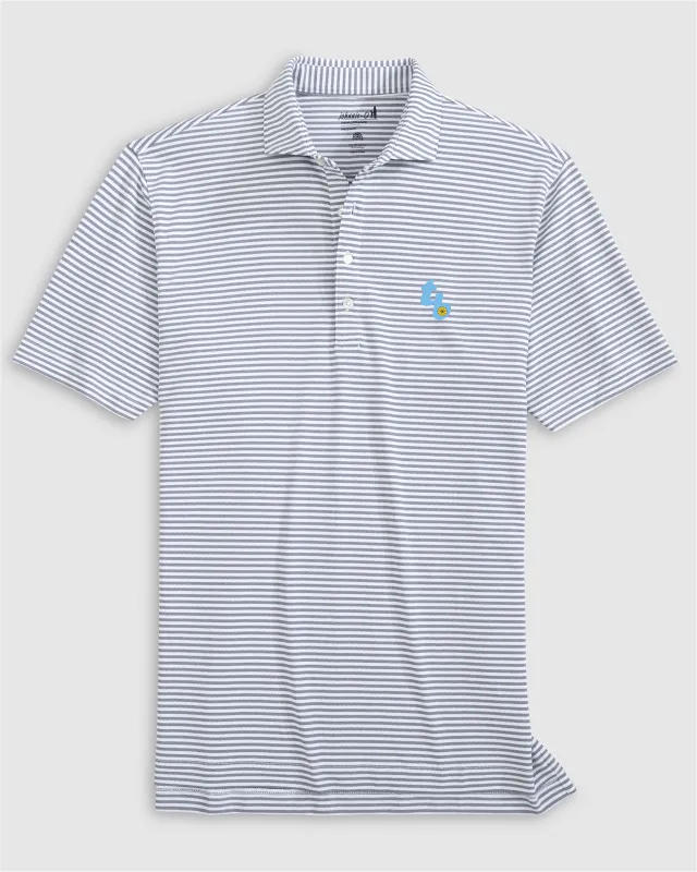Tampa Bay Rays Stetsons Performance Mesh Polo - Cooperstown Logo sold by Johnnie-O