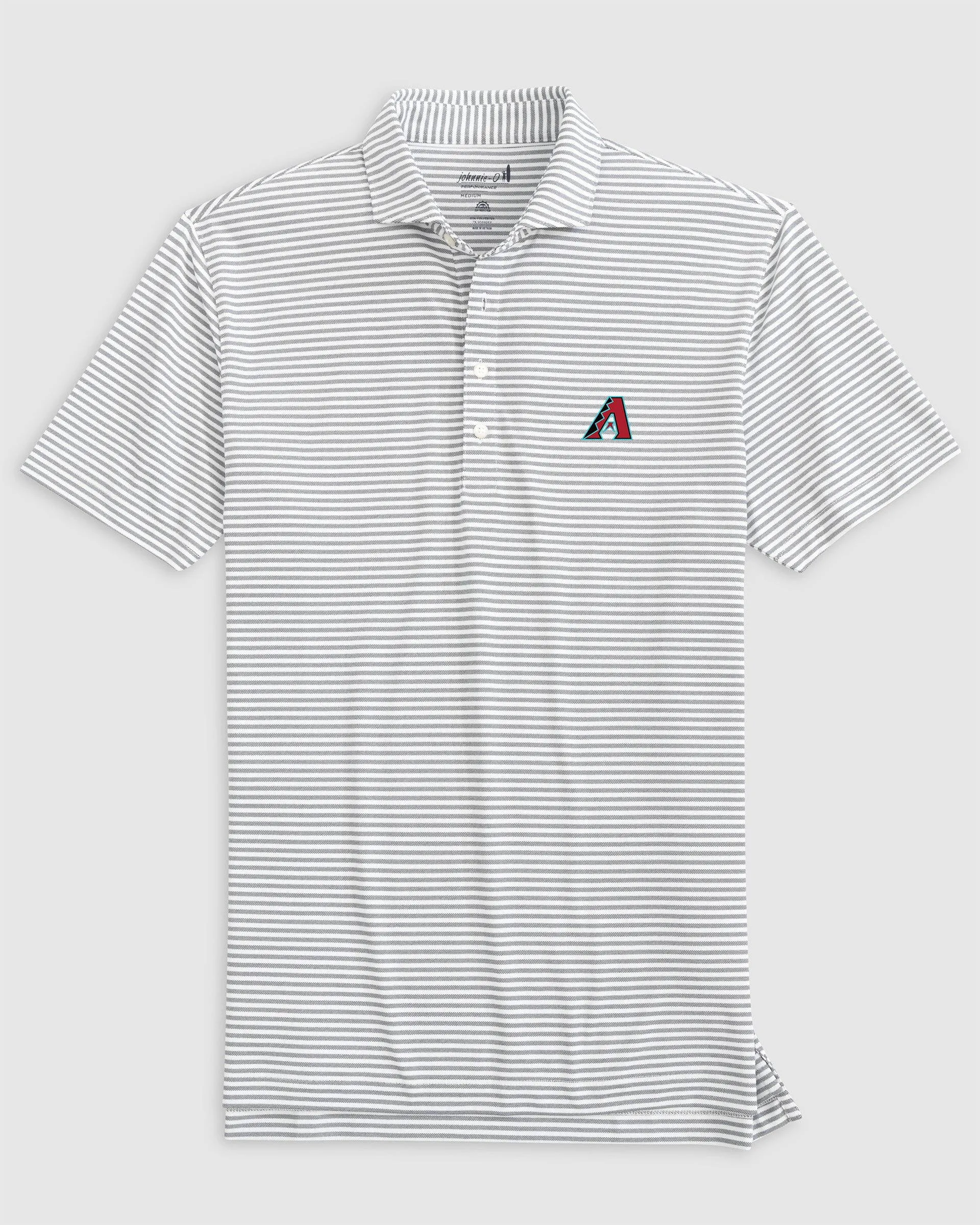 Arizona Diamondbacks Stetsons Performance Mesh Polo sold by Johnnie-O