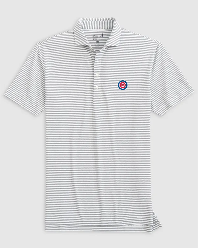 Chicago Cubs Stetsons Performance Mesh Polo made by Johnnie-O