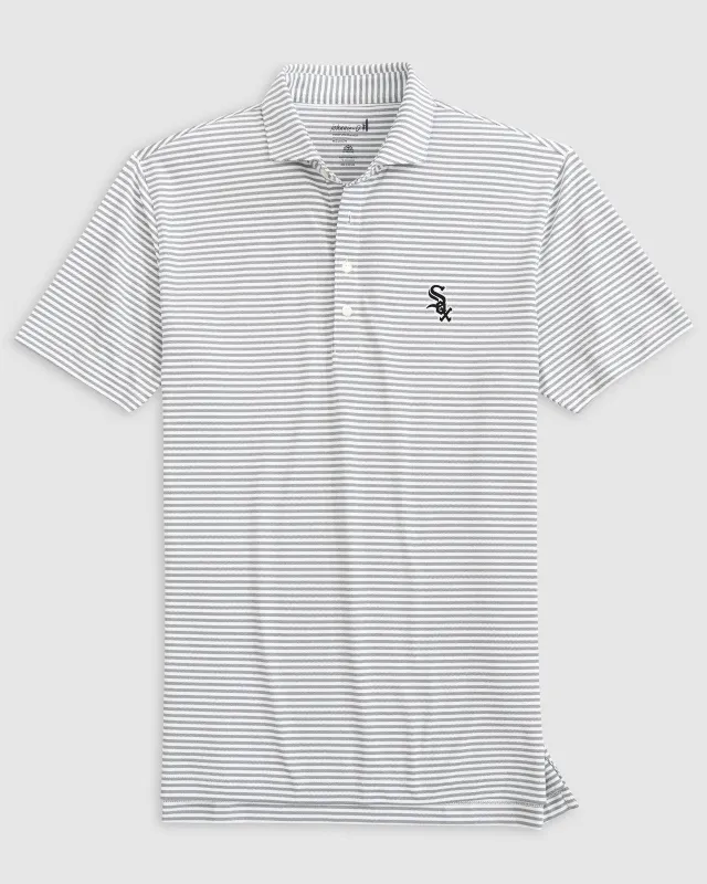 Chicago White Sox Stetsons Performance Mesh Polo sold by Johnnie-O