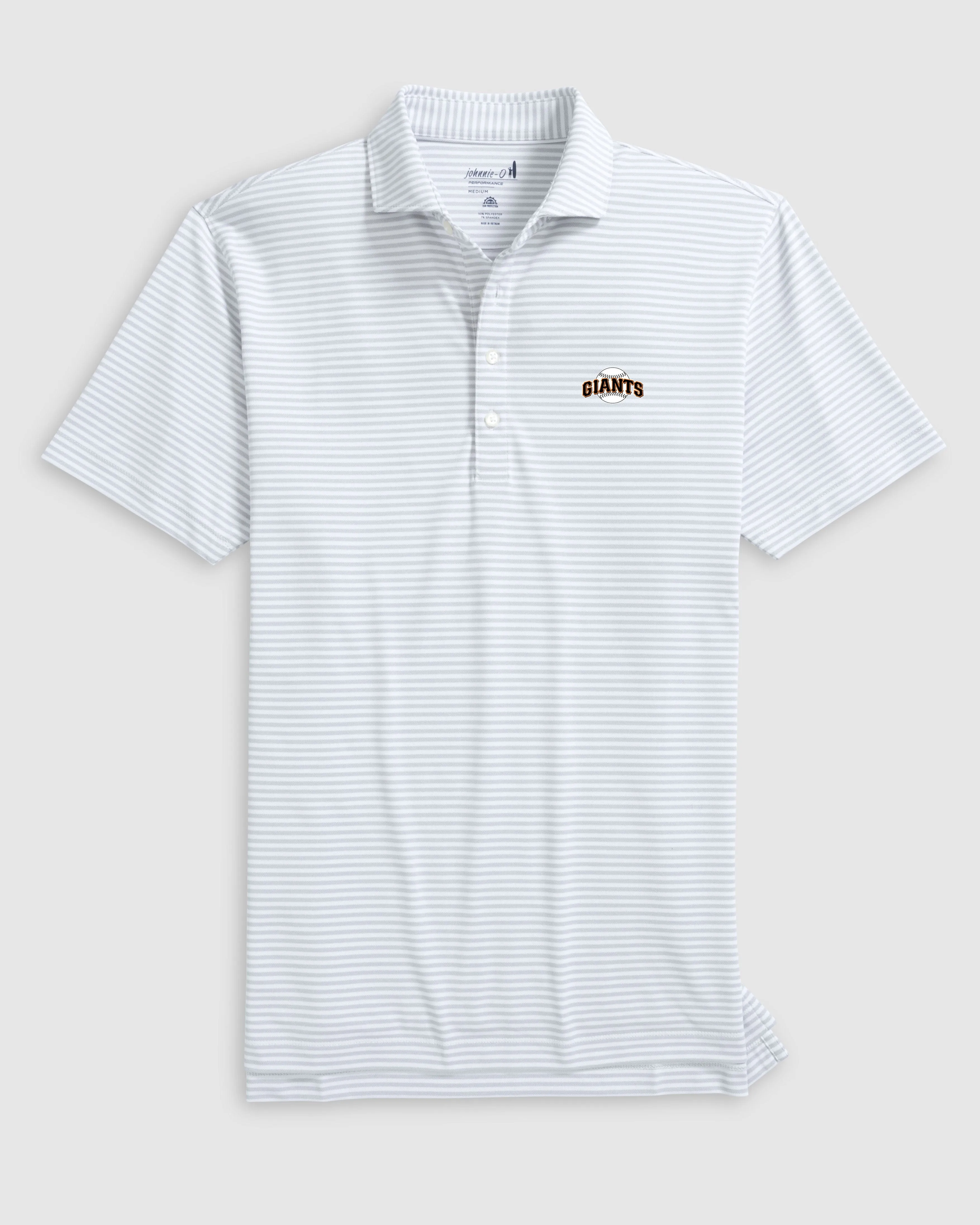 San Francisco Giants Stetsons Performance Mesh Polo - Cooperstown Logo sold by Johnnie-O product image thumbnail 3