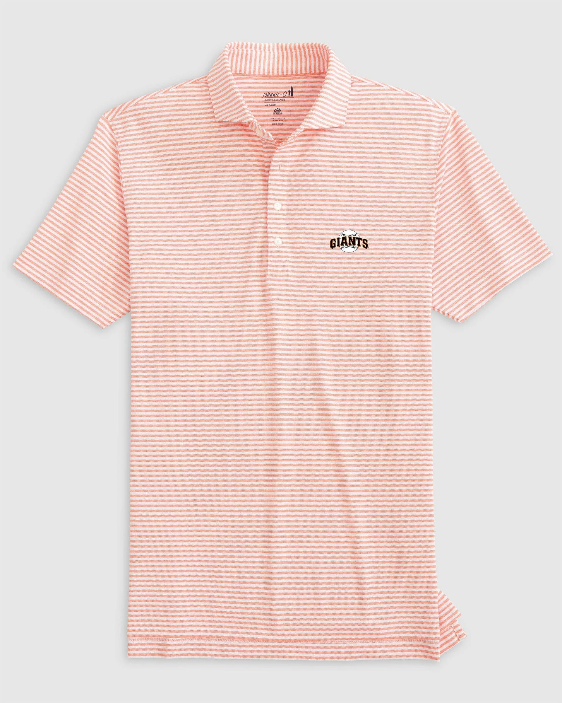 San Francisco Giants Stetsons Performance Mesh Polo - Cooperstown Logo sold by Johnnie-O product image thumbnail 2