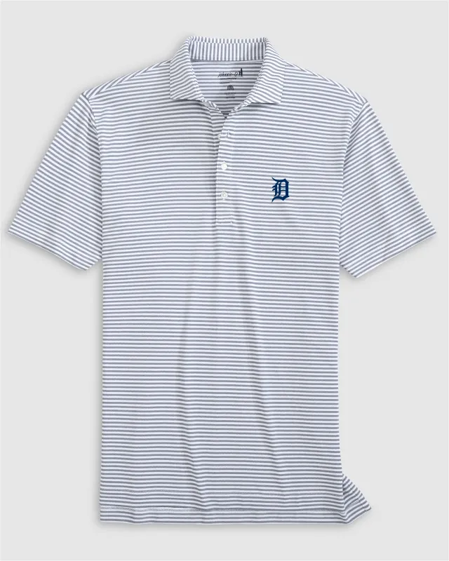 Detroit Tigers Stetsons Performance Mesh Polo sold by Johnnie-O