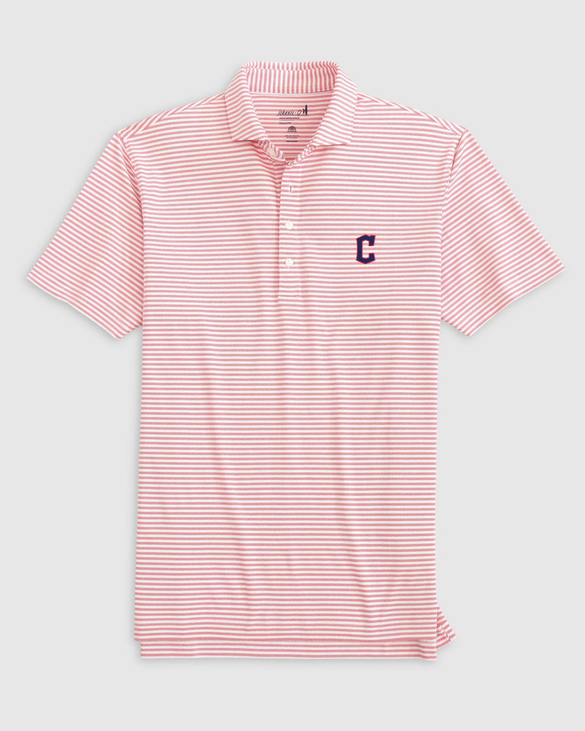 Cleveland Guardians Stetsons Performance Mesh Polo sold by Johnnie-O product image thumbnail 2
