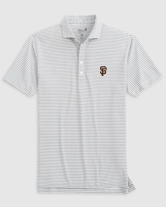 San Francisco Giants Stetsons Performance Mesh Polo sold by Johnnie-O