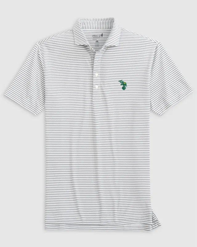 Oakland Athletics Stetsons Performance Mesh Polo - Cooperstown Logo sold by Johnnie-O