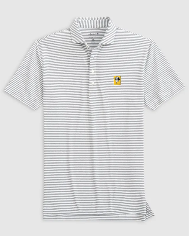 Pittsburgh Pirates Stetsons Performance Mesh Polo - Cooperstown Logo sold by Johnnie-O