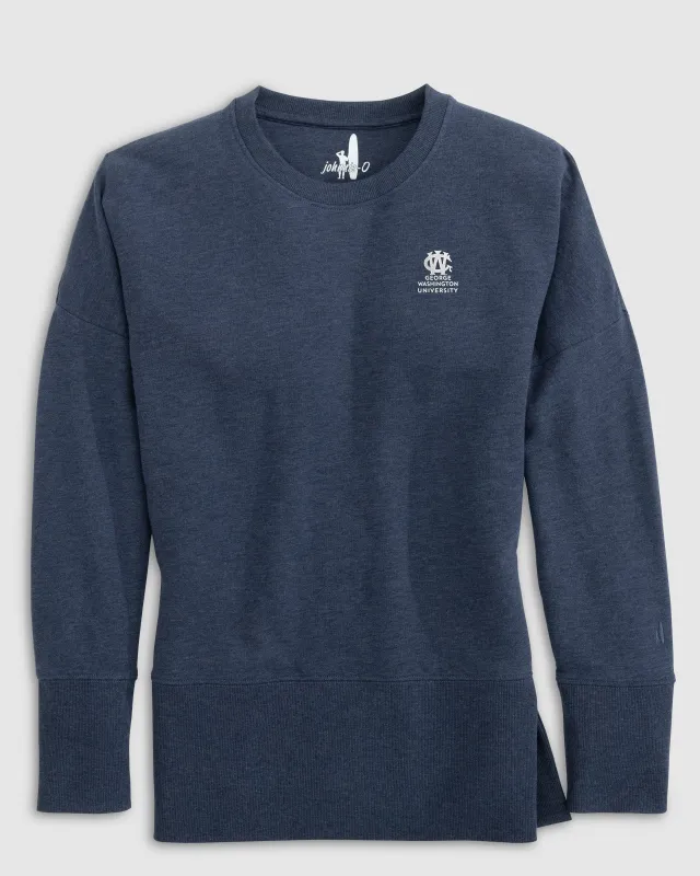 Women's George Washington Brittany Crewneck Sweatshirt - Vault Logo sold by Johnnie-O