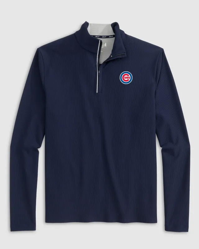 Chicago Cubs Hoppin Performance 1/4 Zip sold by Johnnie-O