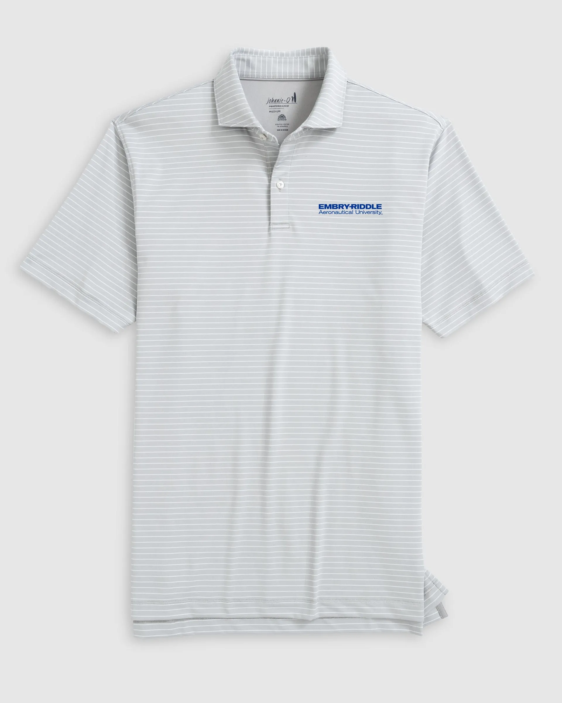 Embry-Riddle Beau Striped Performance Jersey Polo sold by Johnnie-O product image thumbnail 5