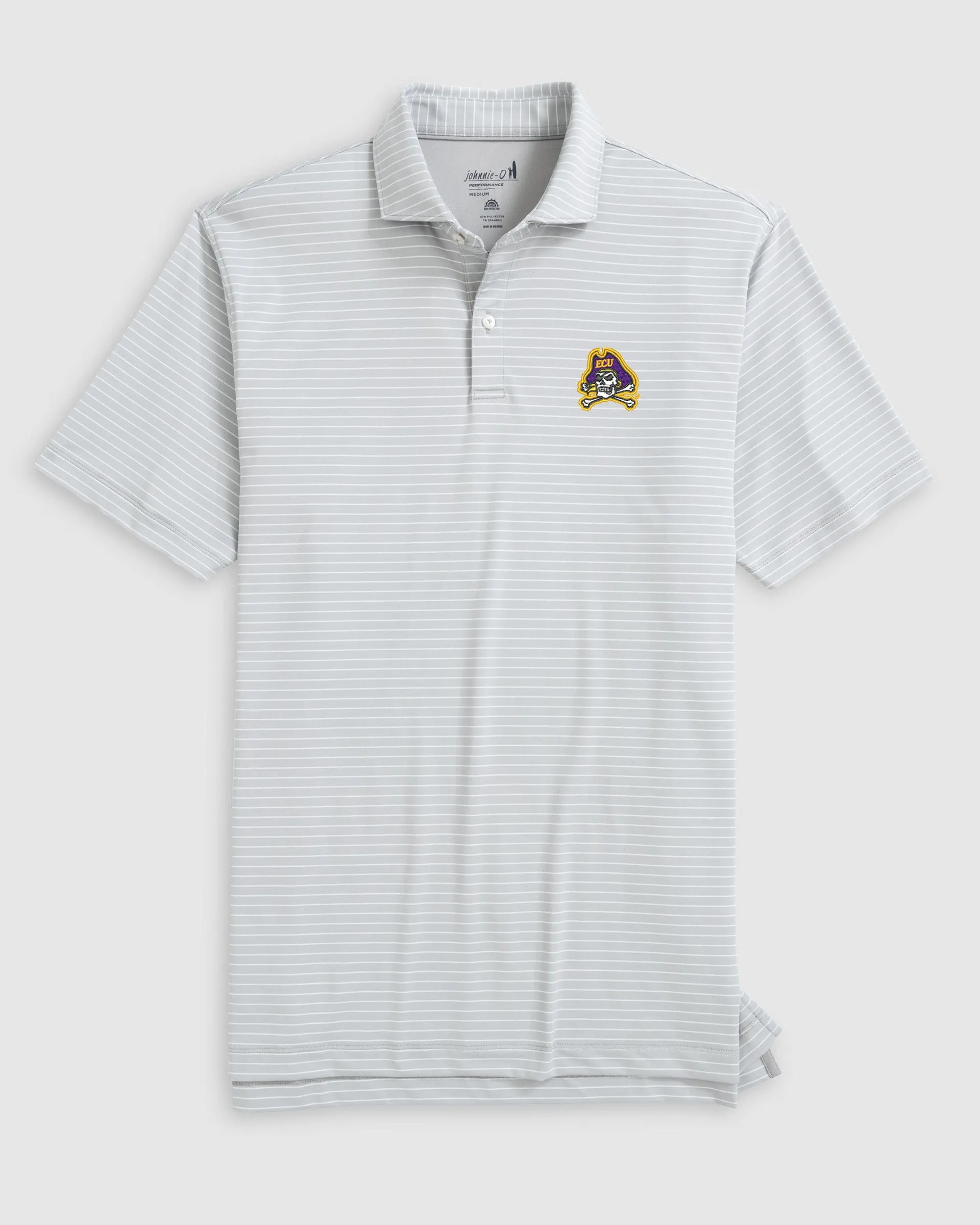 East Carolina Beau Striped Performance Jersey Polo sold by Johnnie-O product image thumbnail 3