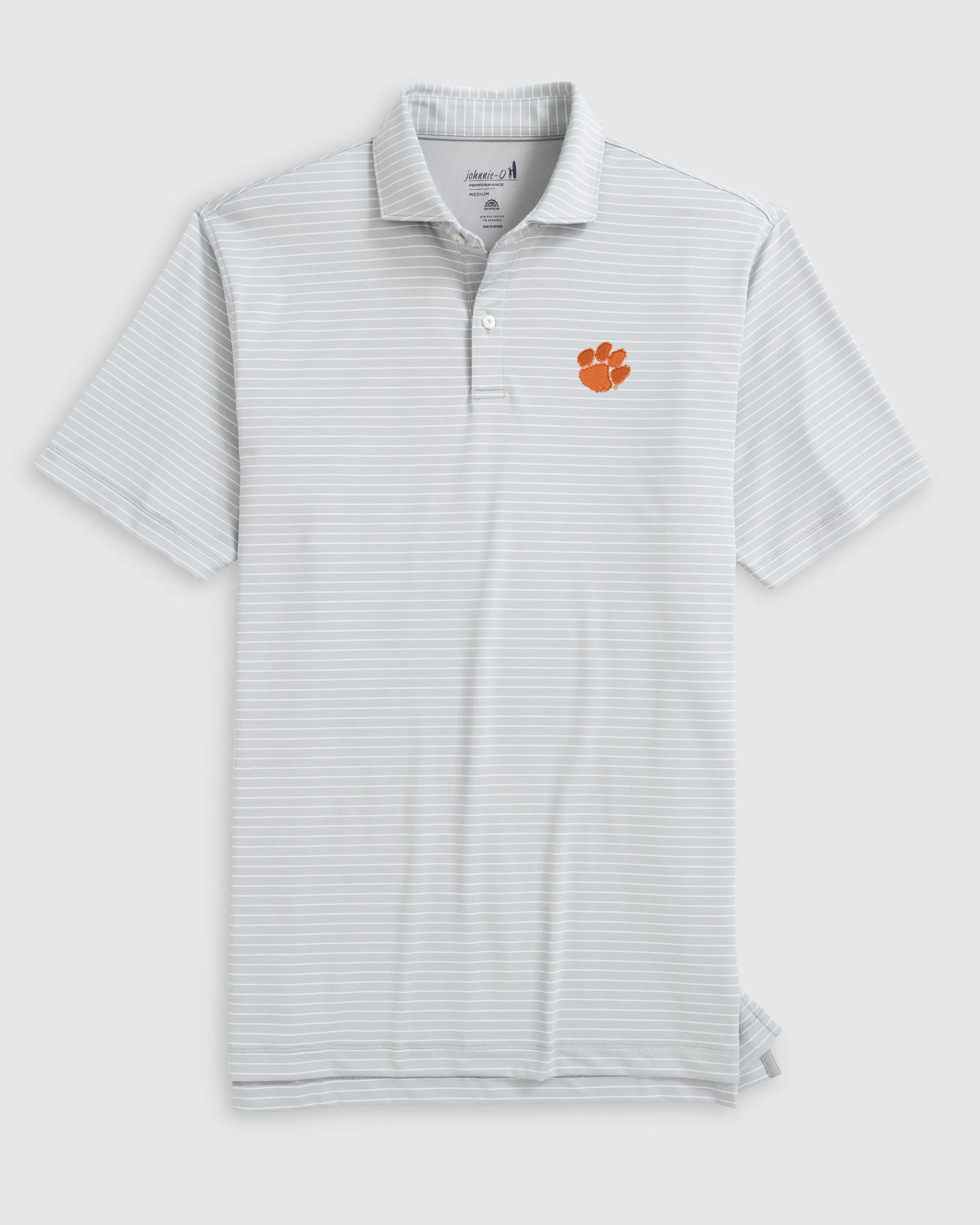 Clemson Beau Striped Performance Jersey Polo sold by Johnnie-O product image thumbnail 5