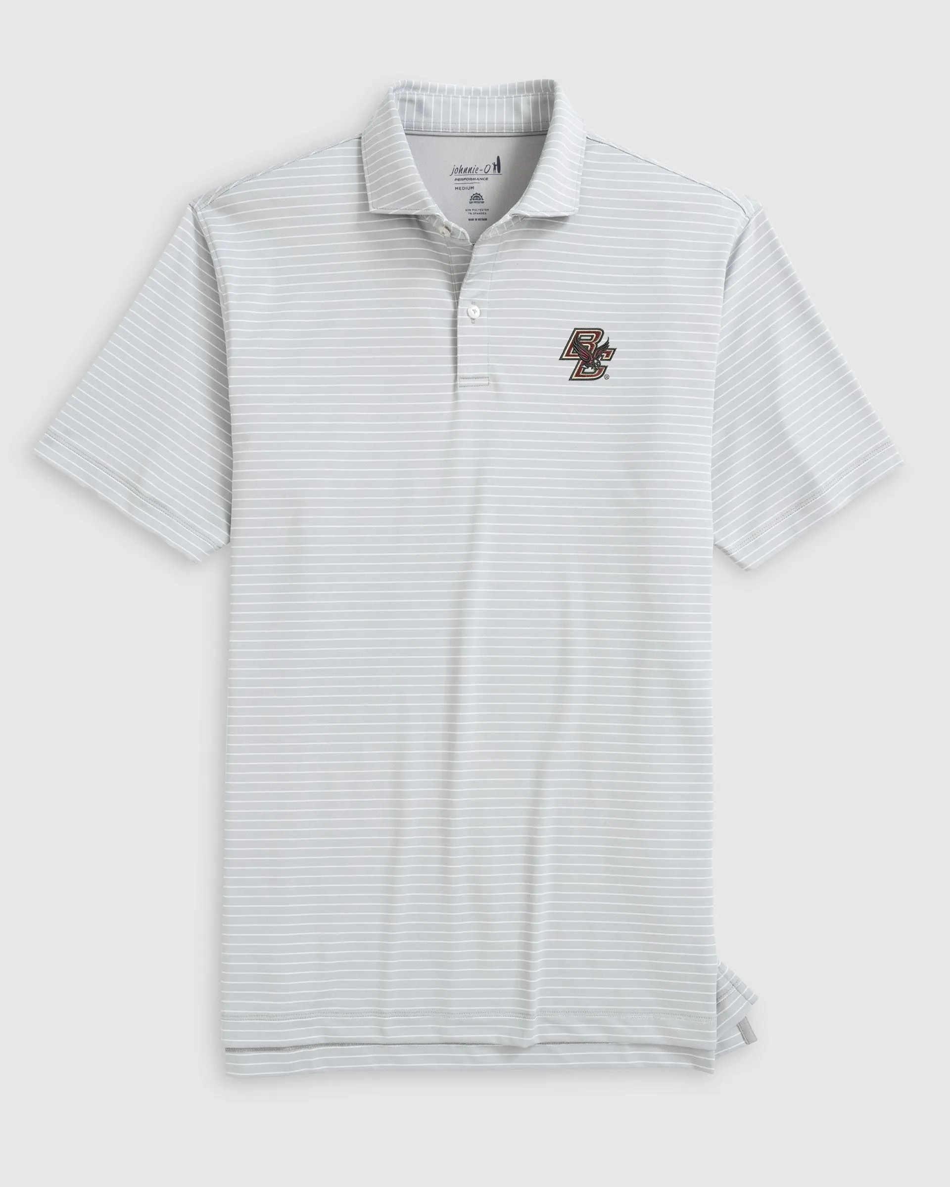Boston College Beau Striped Performance Jersey Polo sold by Johnnie-O product image thumbnail 3