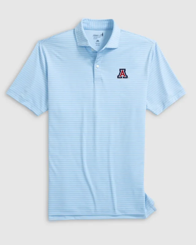Arizona Beau Striped Performance Jersey Polo sold by Johnnie-O