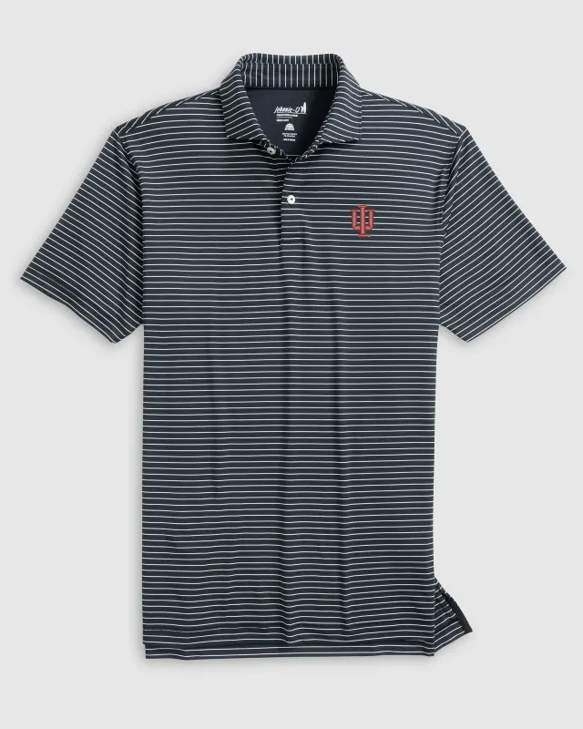 Indiana Beau Striped Performance Jersey Polo sold by Johnnie-O