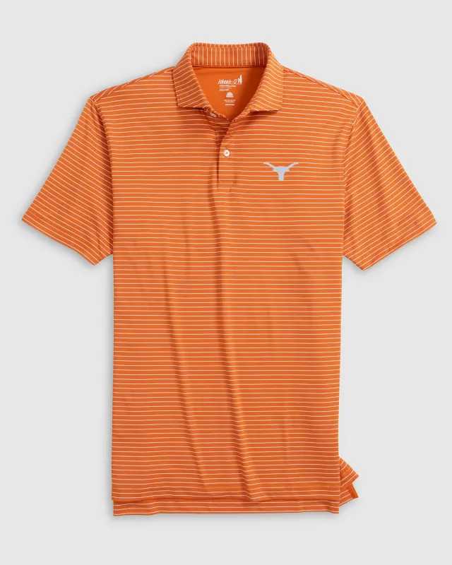 Texas Beau Striped Performance Jersey Polo sold by Johnnie-O