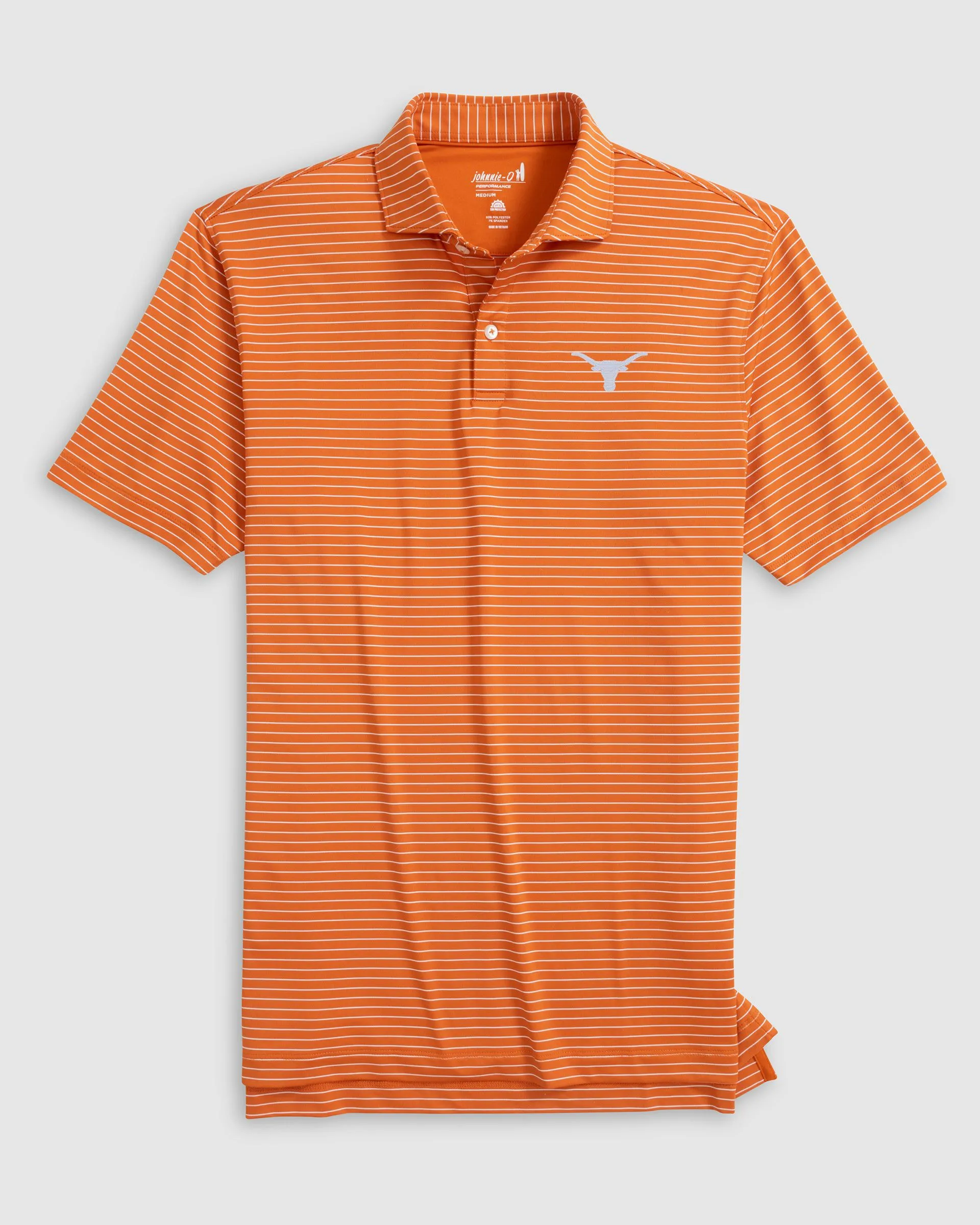 Texas Beau Striped Performance Jersey Polo sold by Johnnie-O