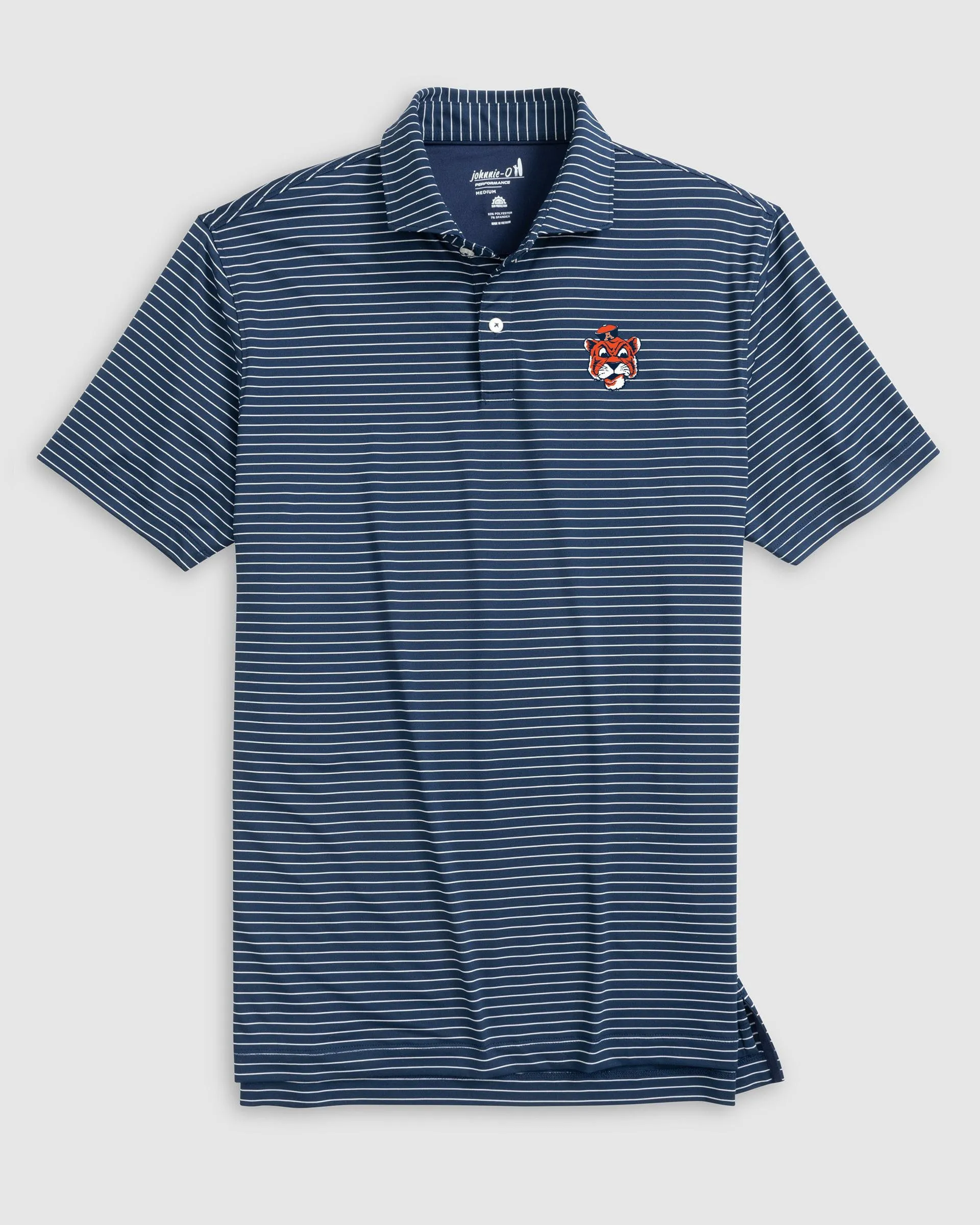 Auburn Beau Striped Performance Jersey Polo - Vault Logo sold by Johnnie-O product image thumbnail 2