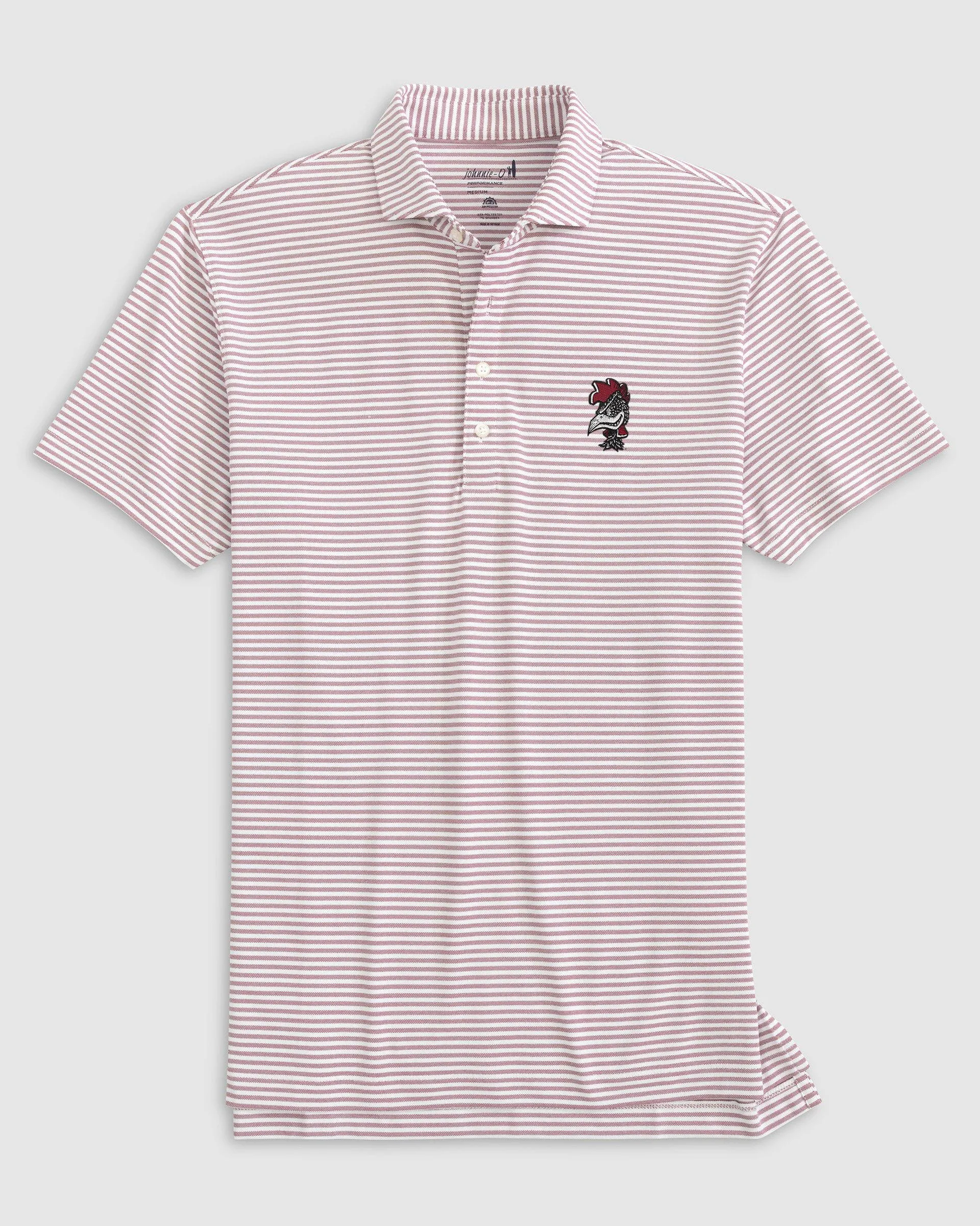 South Carolina Stetsons Striped Performance Mesh Polo - Vault Logo sold by Johnnie-O product image thumbnail 2