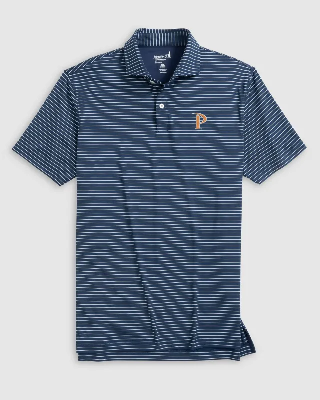 Pepperdine Beau Striped Performance Jersey Polo sold by Johnnie-O