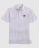 East Carolina Stetsons Striped Performance Mesh Polo - Vault Logo sold by Johnnie-O