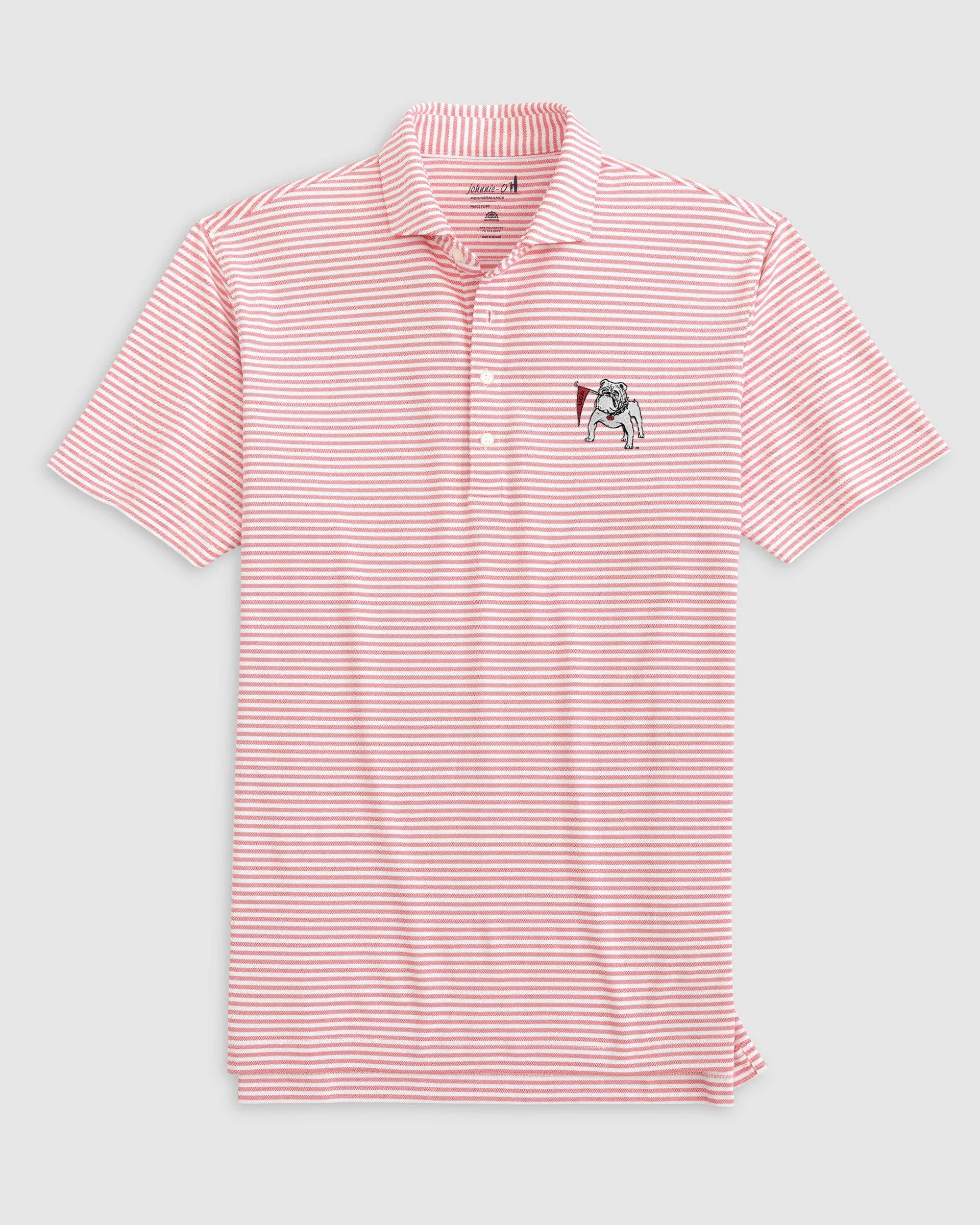 Georgia Stetsons Striped Performance Mesh Polo - Vault Logo sold by Johnnie-O product image thumbnail 2