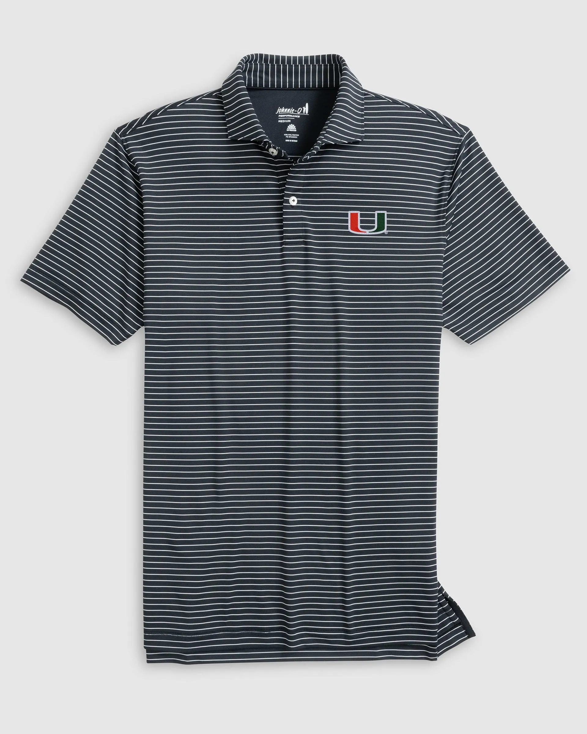 Miami Beau Striped Performance Jersey Polo sold by Johnnie-O