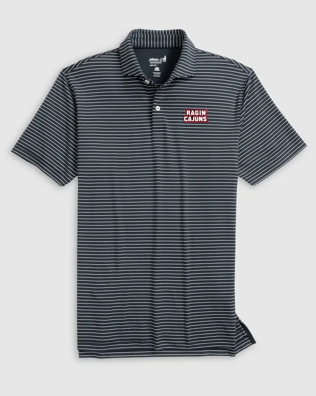 Lafayette Beau Striped Performance Jersey Polo sold by Johnnie-O