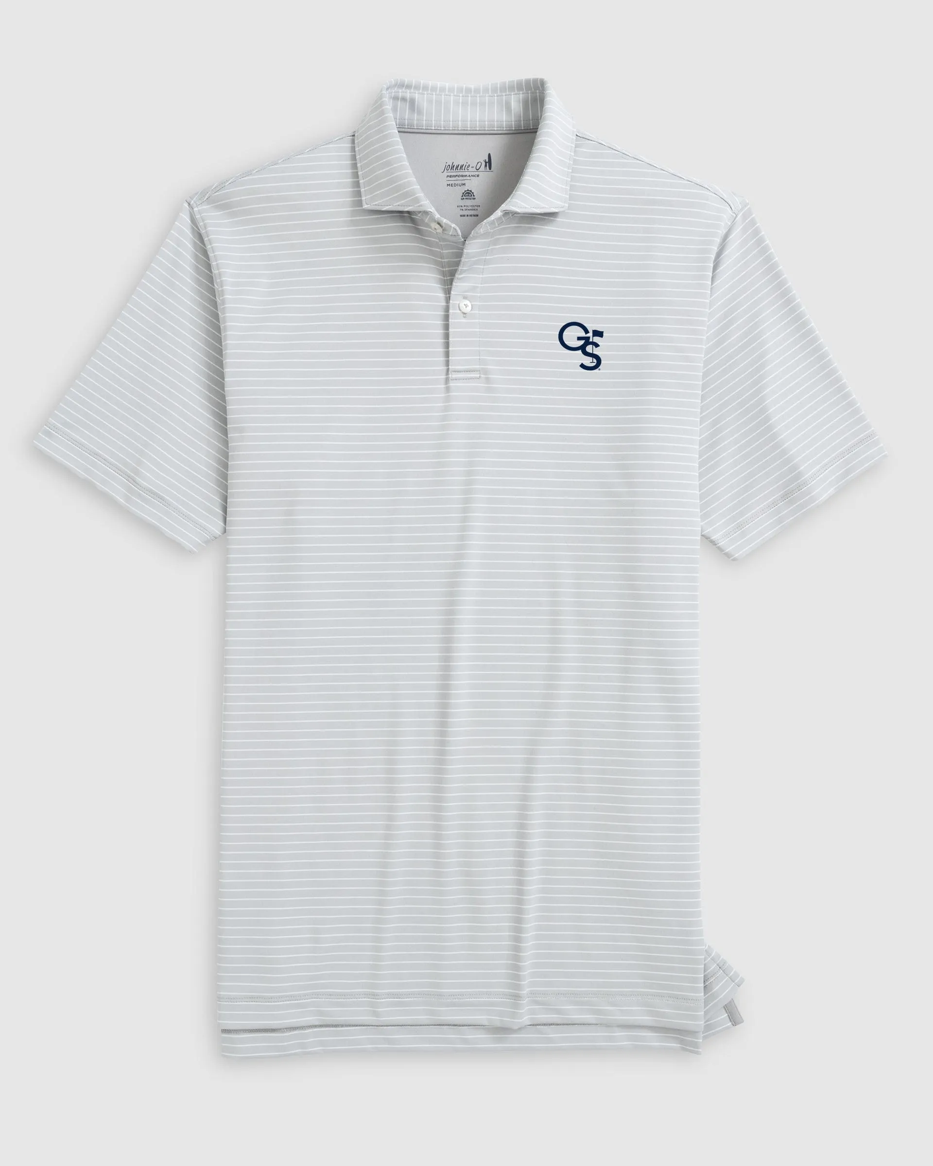 Georgia Southern Beau Striped Performance Jersey Polo - Flag Logo sold by Johnnie-O product image thumbnail 3