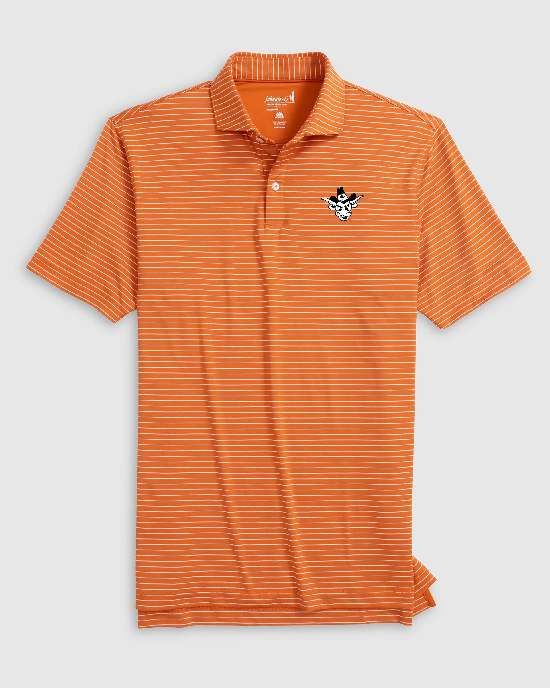Texas Beau Striped Performance Jersey Polo - Vault Logo sold by Johnnie-O product image thumbnail 2